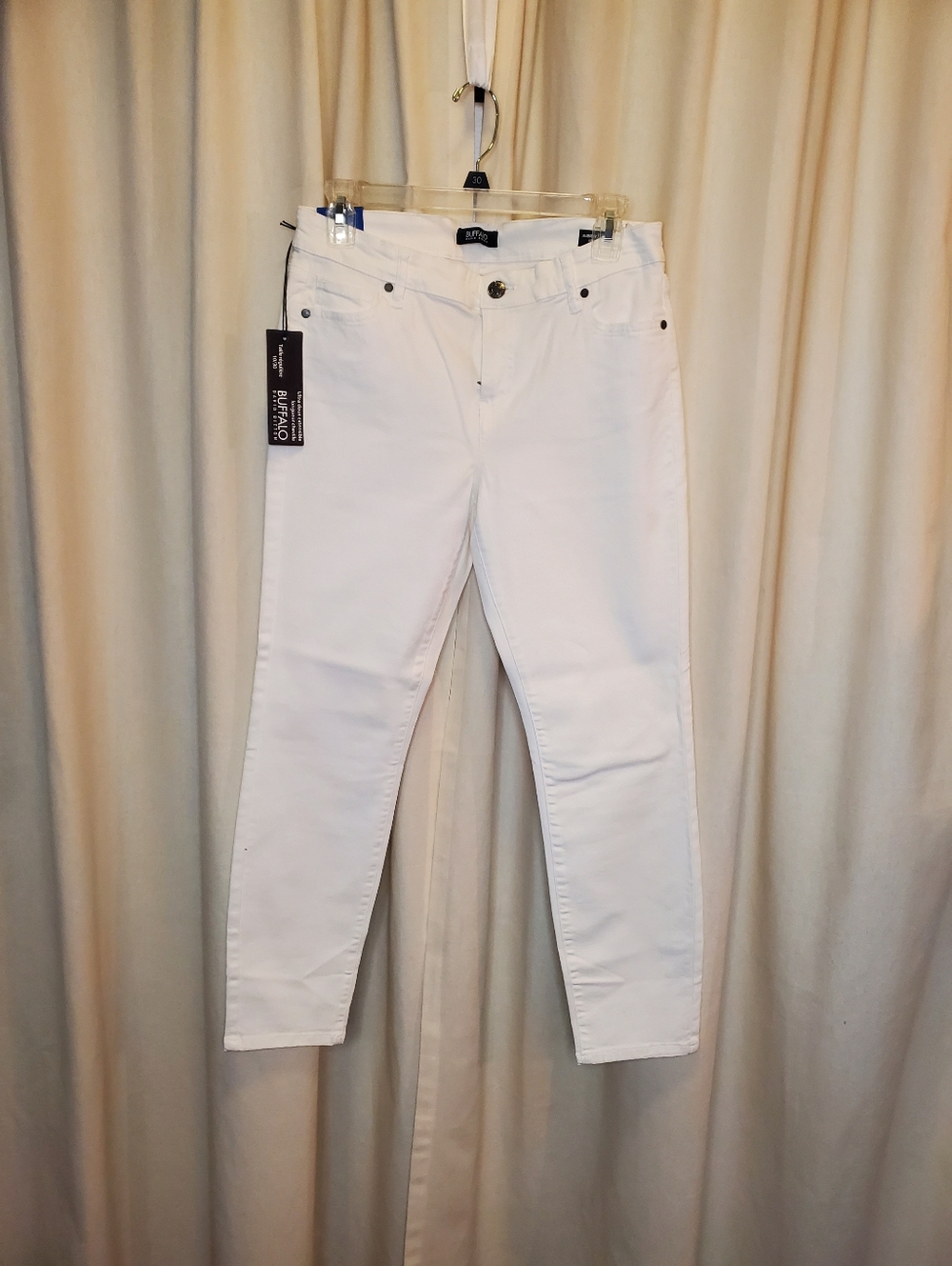 Buffalo David Bitton White Women's Skinny Jeans